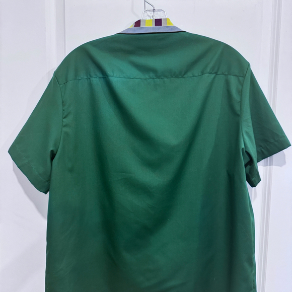 ACNE GREEN SHORT SLEEVE BUTTONFRONT - Picture 3 of 3